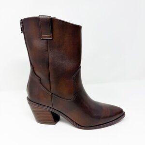 DV By Dolce Vita Imana Pointed Toe Boot Women's Size 6 Dark Brown Mid Calf NEW